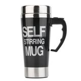 Caneca De Chá De Café Com Agitação Automática De Aço Inoxidável