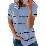 Camiseta Casual, Moda Feminina, Manga Curta, Confortável