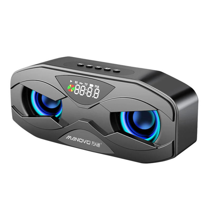 Alto-falante Bluetooth Cool Owl Design Com Rádio-despertador Fm