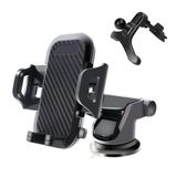 Suporte Para Celular Para Montagem Em Carro 3 Em 1 Giratório Flexível