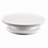 Mesa Giratória Redonda De Plástico Para Assar Bolos Com Rotação Flexível