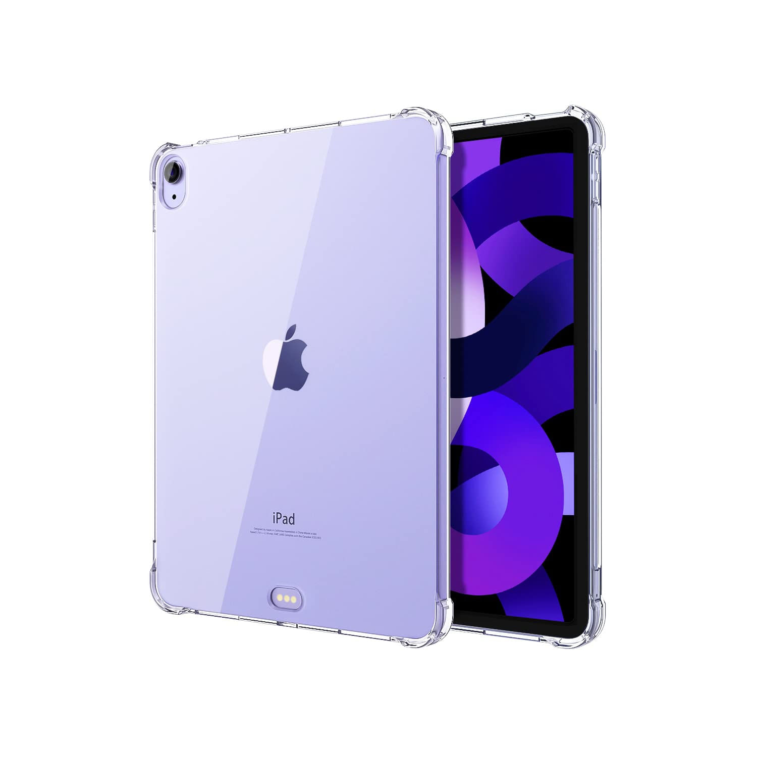 Capa Para Ipad Air 4-air 5 De Plástico Transparente De 10,9 Polegadas