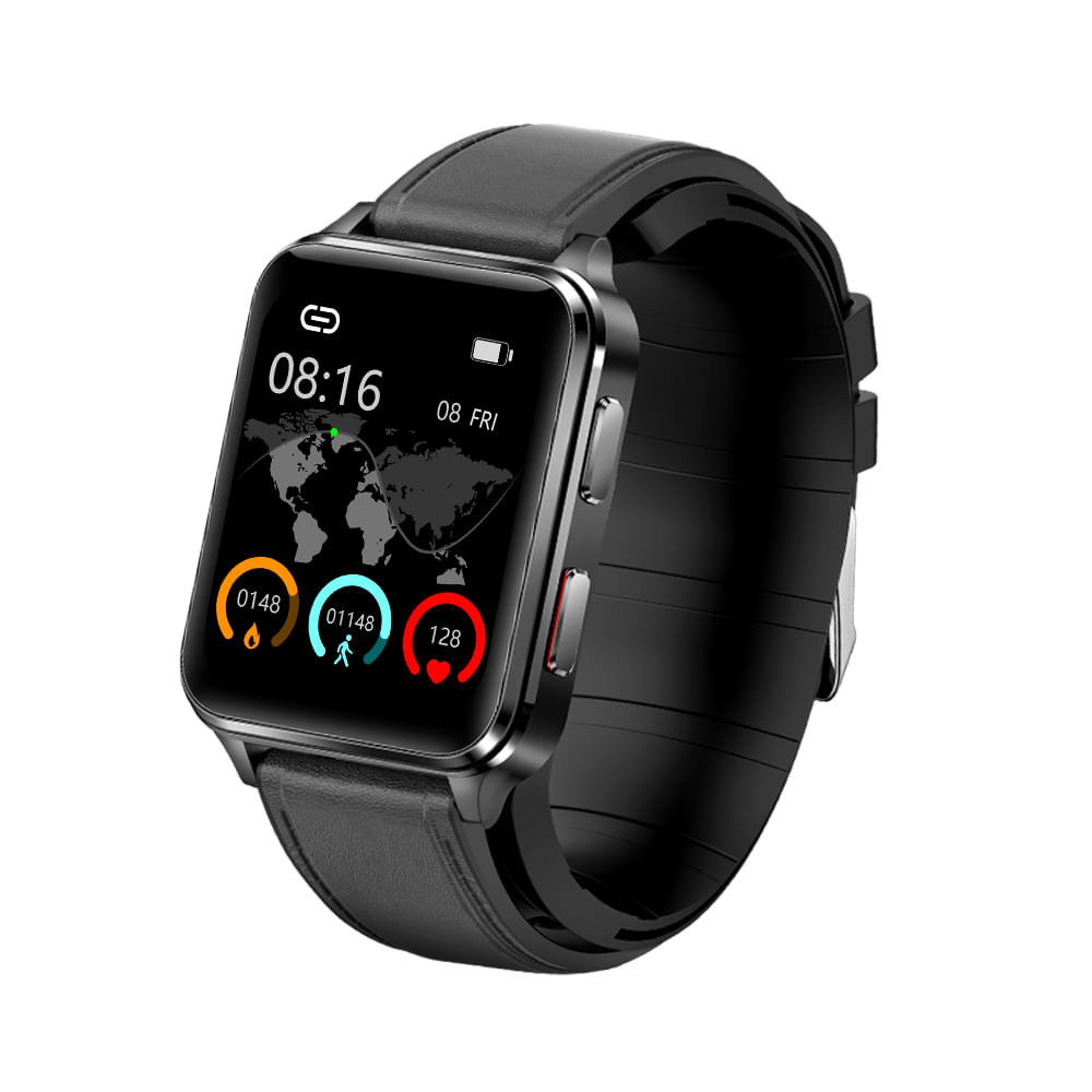 Relógio Inteligente Kumi Ku5 Pro Para Homens Com Monitor De Pressão Arterial