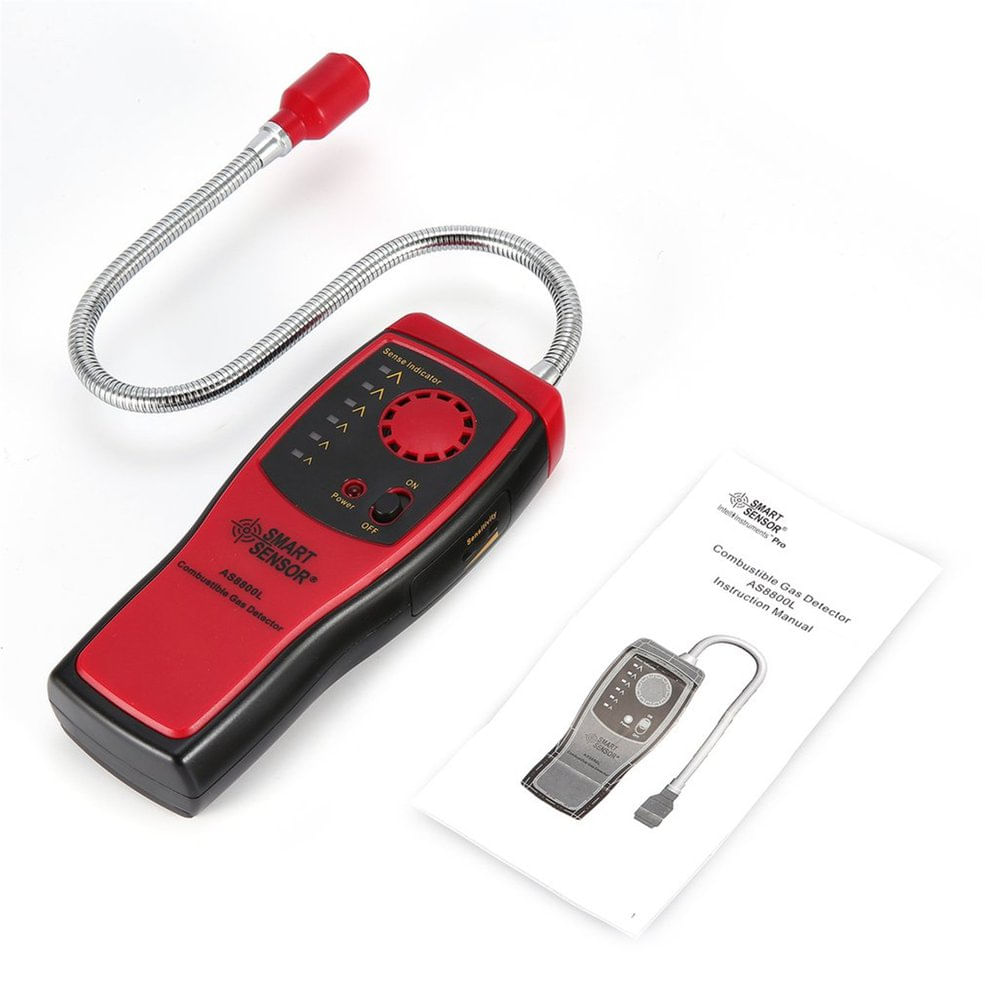 Detector De Gás Combustível Smart Sensor As8800l Portable Leak