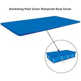 Almofada De Pano Para Cobertura De Piscina Ao Ar Livre Azul 3x5m Pe