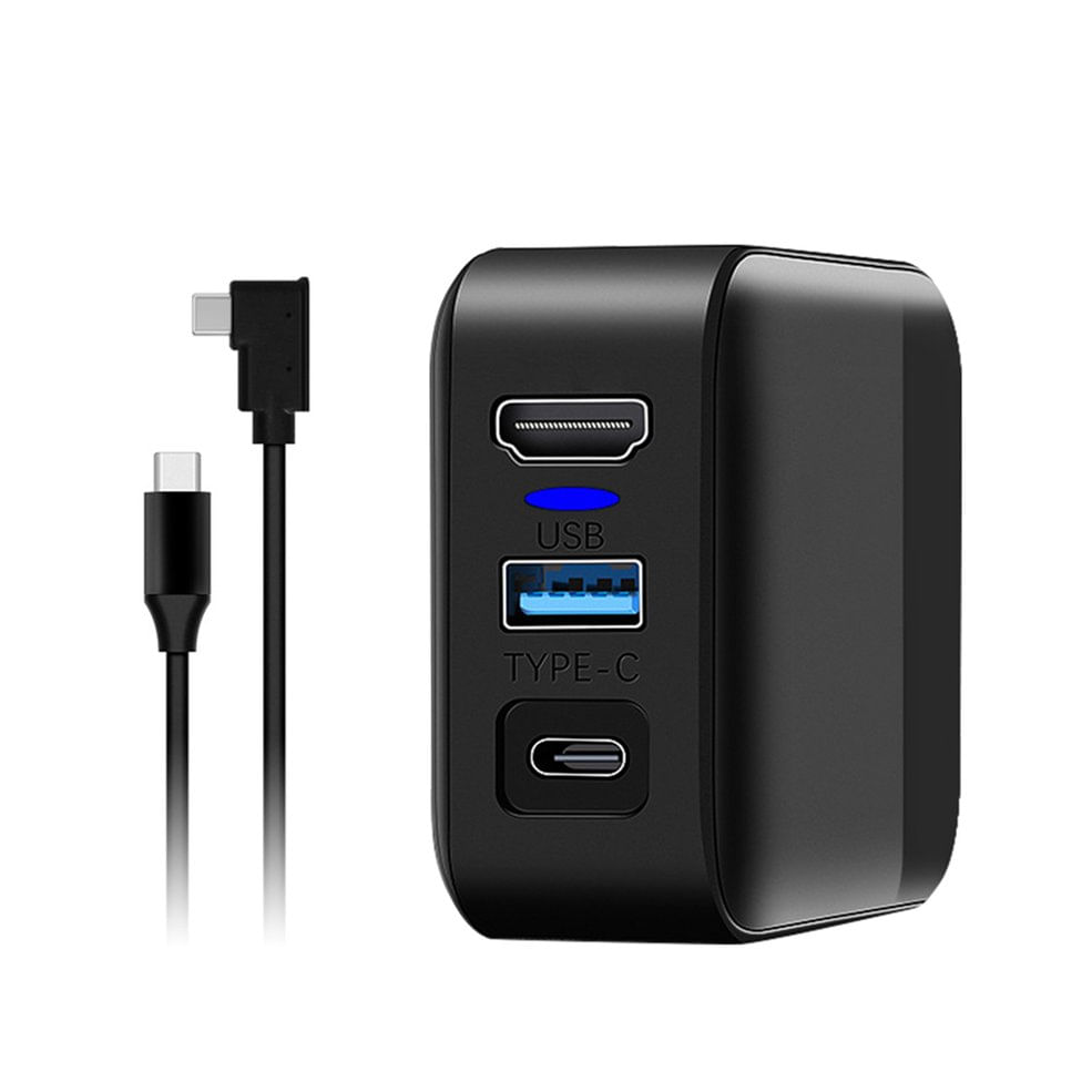 Adaptador Dock Charger Compatível Com Hdmi Para Switch T Com Usb 3.0