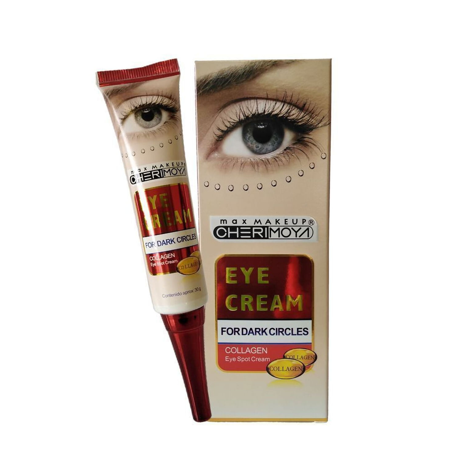 Creme Para Os Olhos Colágeno Elastina Com Vitamina E 30ml