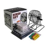Jogo De Tabuleiro Bingo Lotto Com Metal Rhombus 18 Cards
