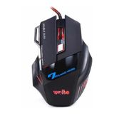 Mouse Para Jogos Weibo X7 Usb Óptico 2400 Dpi 7 Botões
