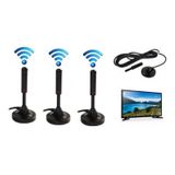 Pacote Hd De Antena De Tv Digital X3 Interna/externa - Genérico