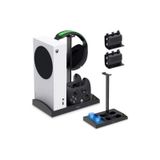 Carregador Com Ventilador E 2 Baterias Para Xbox Series S