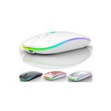 Mouse Bluetooth Sem Fio Silencioso Recarregável 24g Rgb 2,4 Ghz
