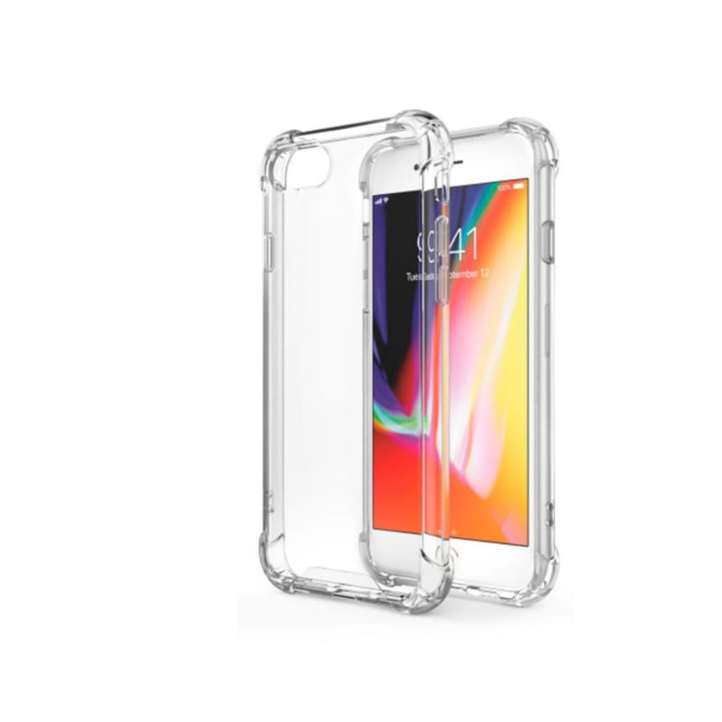 Capa De Telefone Transparente Anti-detonante Para Iphone Se 2020