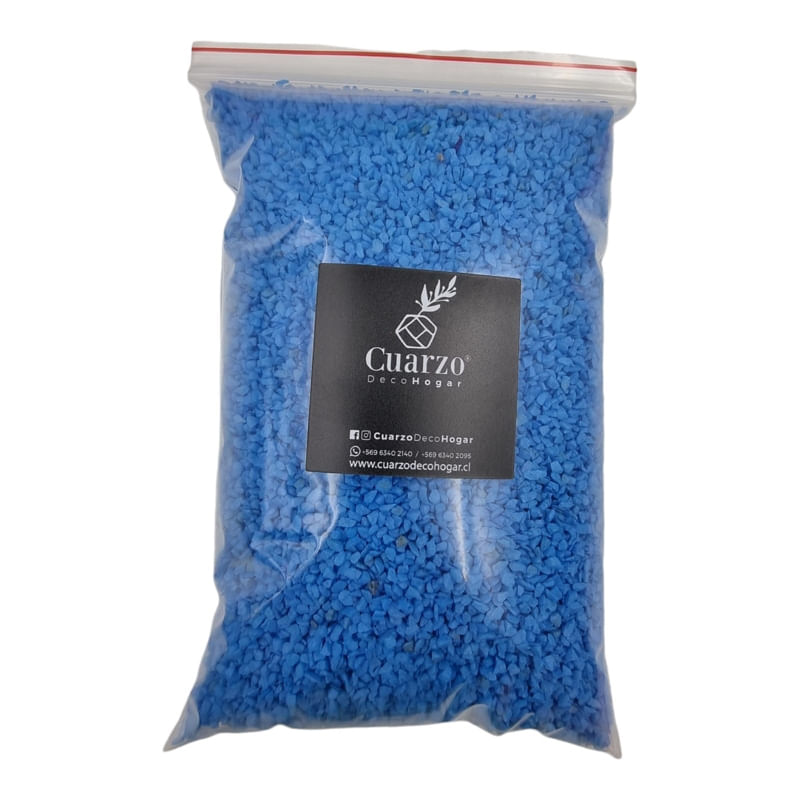 Celestial Decorativo Pigmentado Granulado De Quartzo