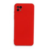 Capa De Telefone Motorola G50 5g Vermelha De Silicone Anti-detonante