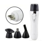 Máquina De Barbear Facial, Corpo E Nariz, 4 Em 1, Bello, Recarregável