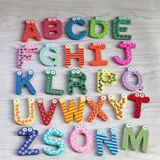 Letras E Números Magnéticos Montessori Abecedario