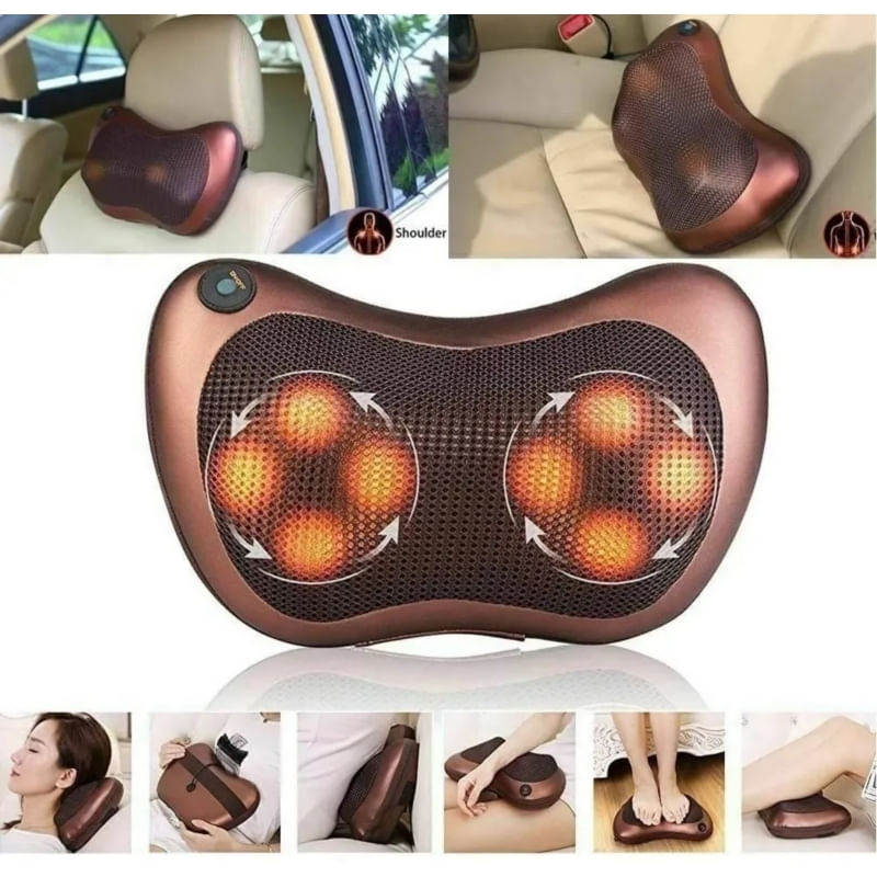 Almofada De Massagem Elétrica, Pescoço Lombar, Pernas