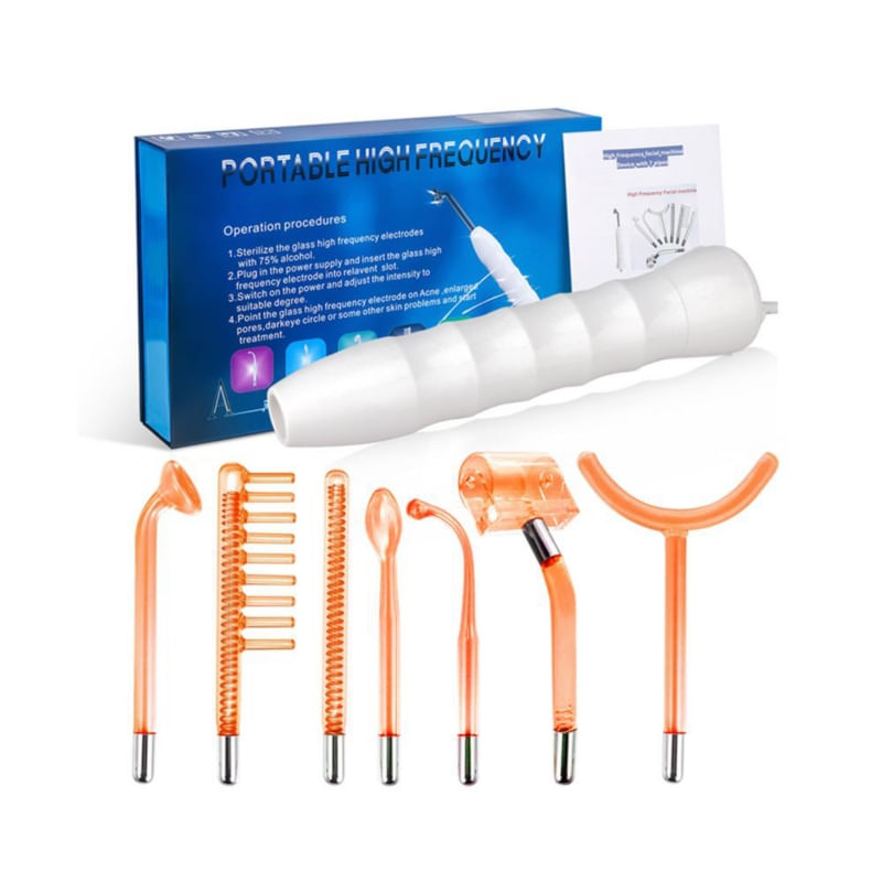 Facial E Corporal Profissional De Alta Frequência 7 Em 1