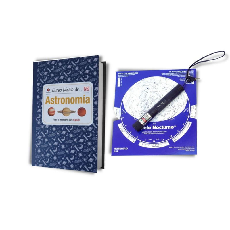 Astronomia Começa Com Laser Verde Astronômico E Livro