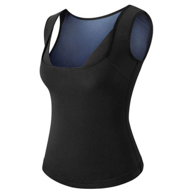 Camiseta De Redução De Cinto Esportivo Para Mulheres - Vermelha