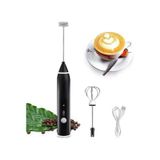 Batedor De Café Milk Frother Com Espuma E Batedeira De Ovos Recarregável Nos Eua