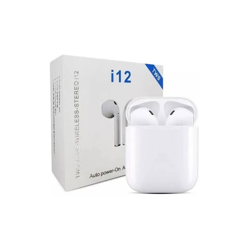Fones De Ouvido Sem Fio I12 Bluetooth Hands-free Para Android