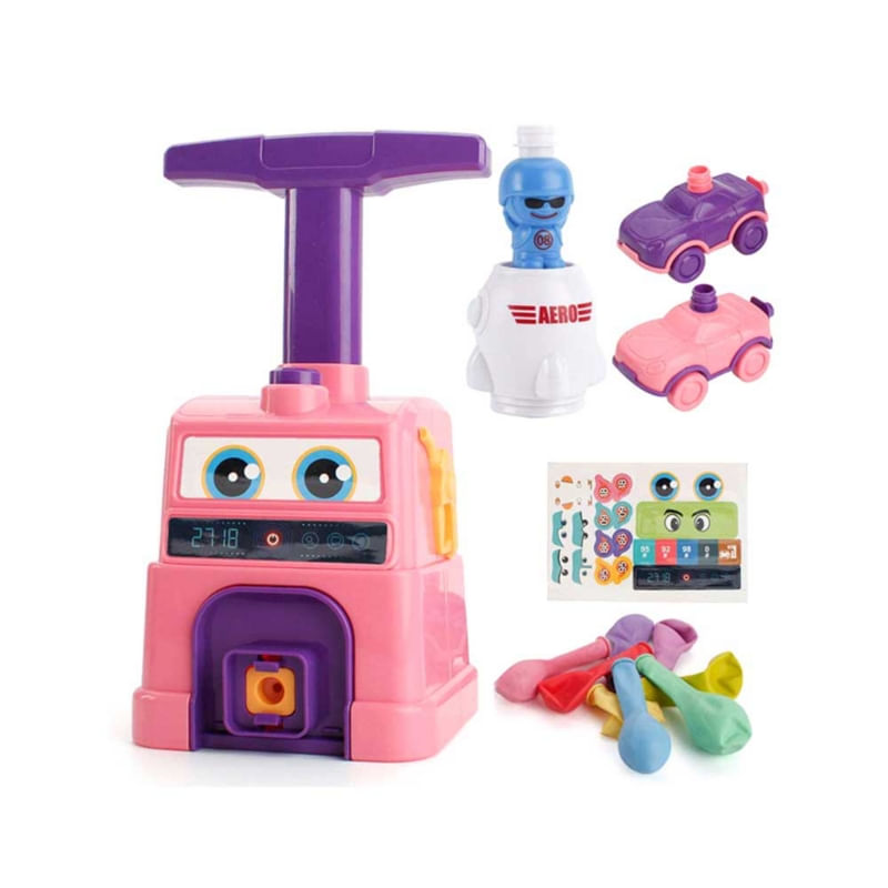 Balões Infladores Car Launcher Rocket Bowler Para Crianças