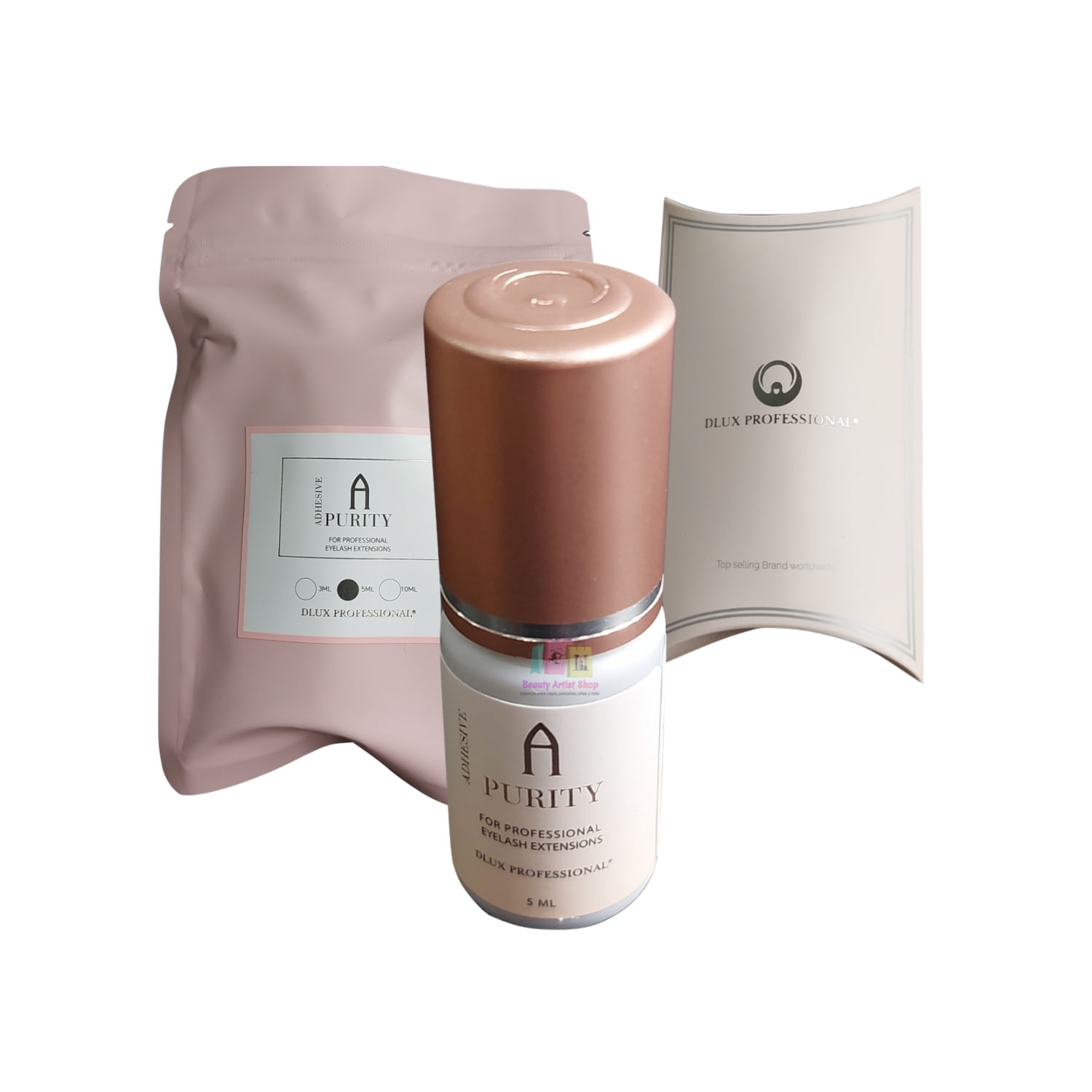 Cola Para Extensões De Cílios Dlux Purity Alpha Professional 5ml