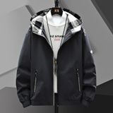 Jaqueta Masculina Genérica, Moderna, Fina, Primavera, Outono, Poliéster
