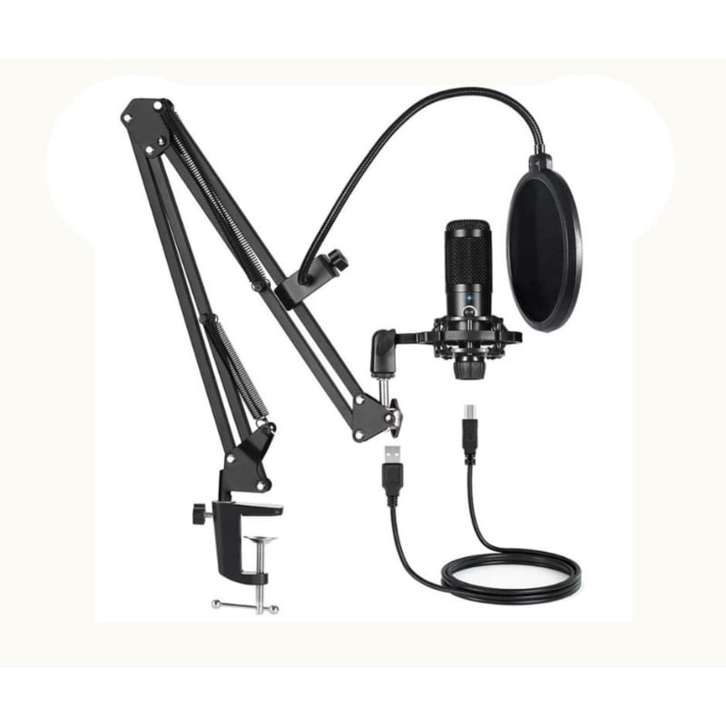 Microfone Fifine T669 Condensador Cardioide Com Placa De Som