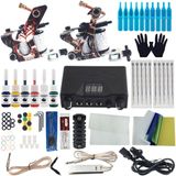 Conjunto De Máquinas De Tatuagem: Equipamento De Tatuagem Com Ferramentas Completas