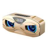 Alto-falante Bluetooth Cool Owl Design Com Rádio Fm E Alarme