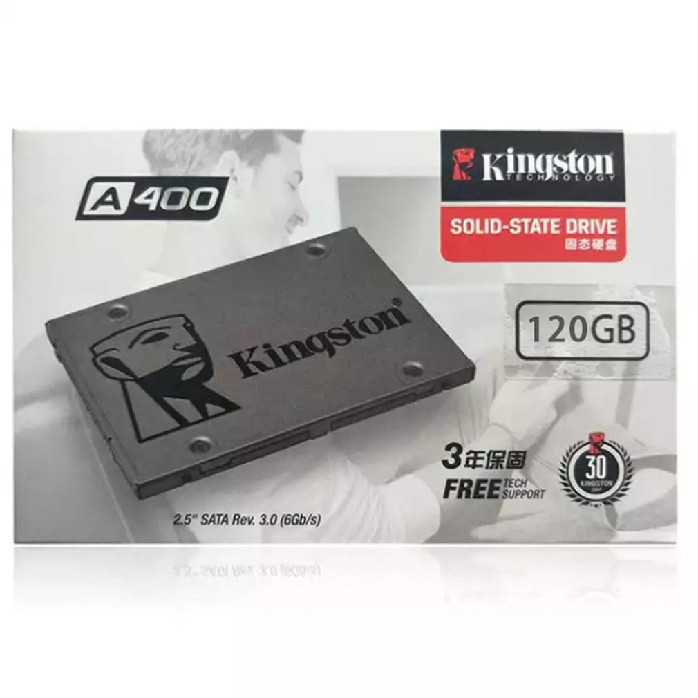 Ssd Kingston A400 2.5 Sata3 Interno De 120 Gb/240 Gb/480 Gb