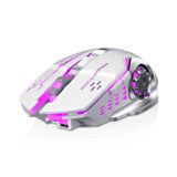 Mouse Sem Fio 2.4g Usb Pc Recoil Recarregável Para Pc