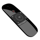 Teclado Sem Fio Mini Air Mouse W1 4 Em 1 2.4g Para Htpc
