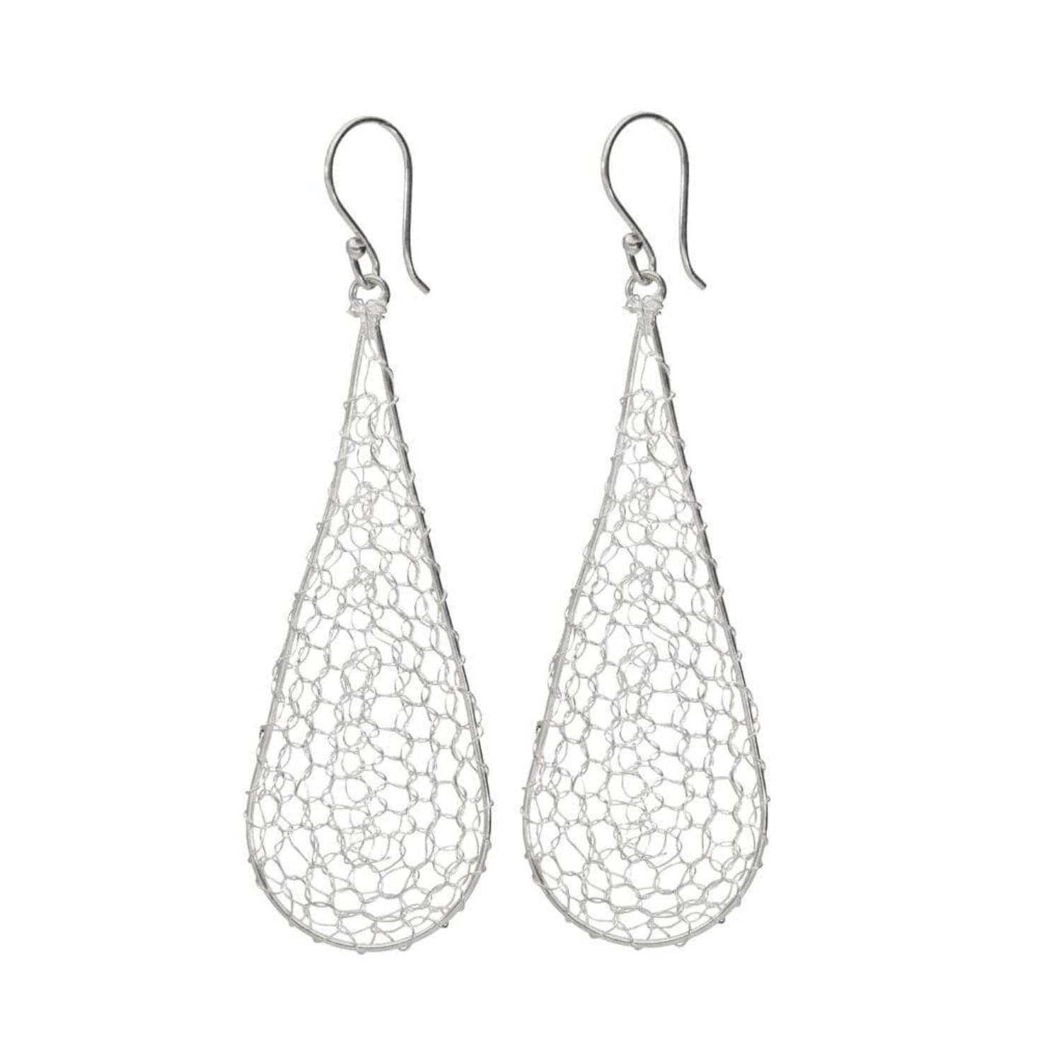 Pendant Hoop 950 Em Filigrana Em Prata Esterlina