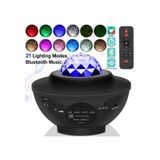 Projetor Galaxy Com Alto-falante Bluetooth E Controle Remoto
