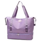 Bolsa De Ginástica Roxa Para Viagem Feminina 37l, Poliéster, Impermeável