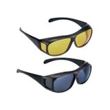 Óculos De Sol Polarized Night Vision Hd Vision Wrap Day Night