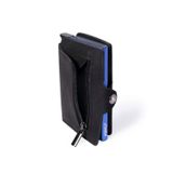 Porta-cartões Wallet Limited Slim Black Com Bolsa