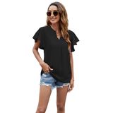 Camiseta Casual, Moda Feminina, Manga Curta, Confortável