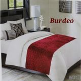 Peça De Cama Em Tecido Reversível Polar Burdeo 95x210cm