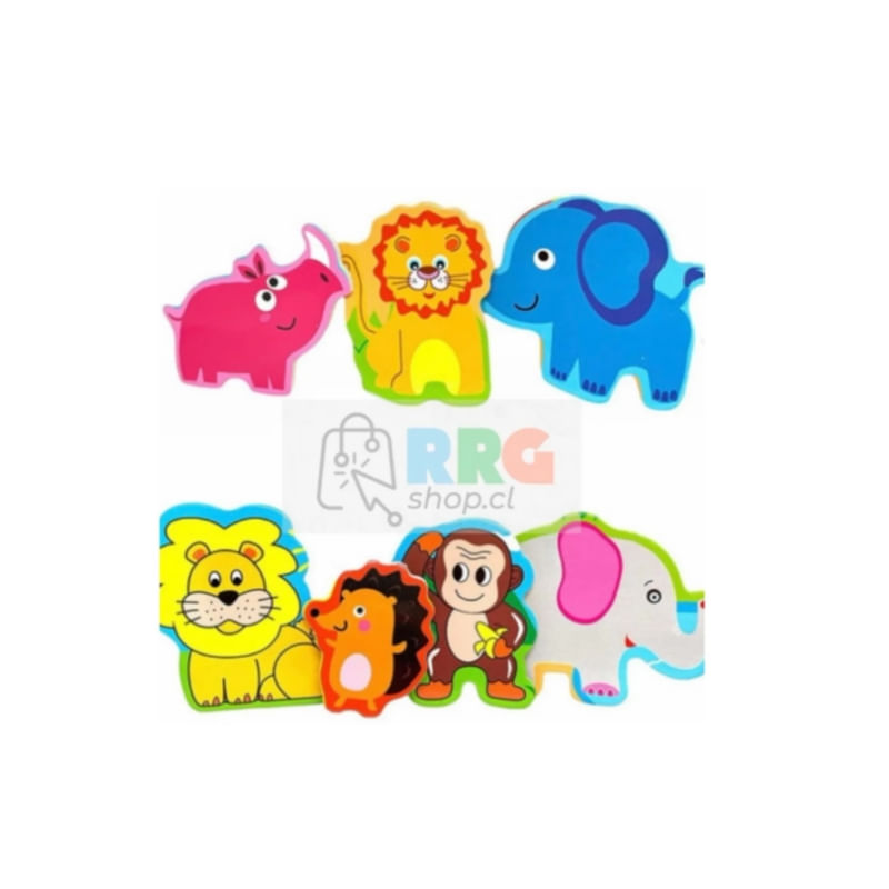 Conjunto Magnético De Bonecos Imanix Para Crianças Com 20 Peças De Animais