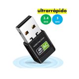 Antena Adaptadora Usb Wifi Ac600 De Banda Dupla Ultrarrápida