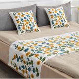 Adesivo Colocado Com 2 Capas De Rolamento Com Design De Flor Amarela