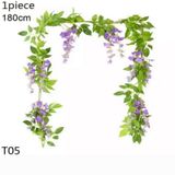 Decoração De Flores Trepadeiras Com Tiras De Plantas Artificiais