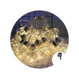 Decoração De Casamento Solar Garland Vintage Blisters Warm 3m