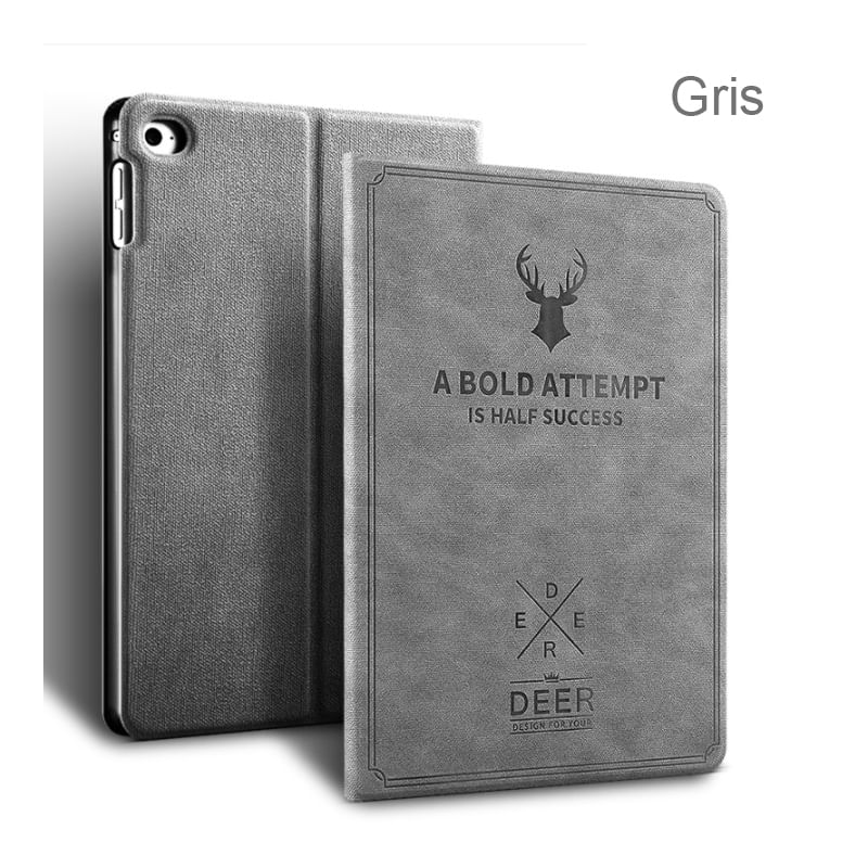 Capa Para Ipad Air De 9,7 Polegadas Com Película Protetora - Cinza