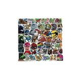 Adesivos Jurassic Park 50 Etiquetas Autoadesivas De 5 A 8 Cm
